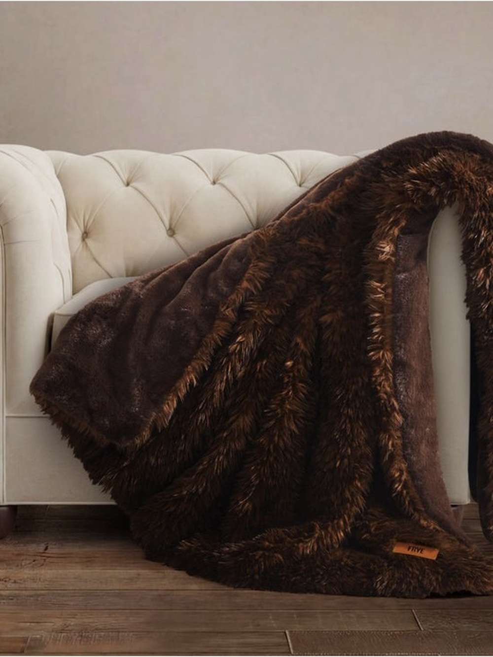 FRYE Arctic Luxe Faux Fur Throw